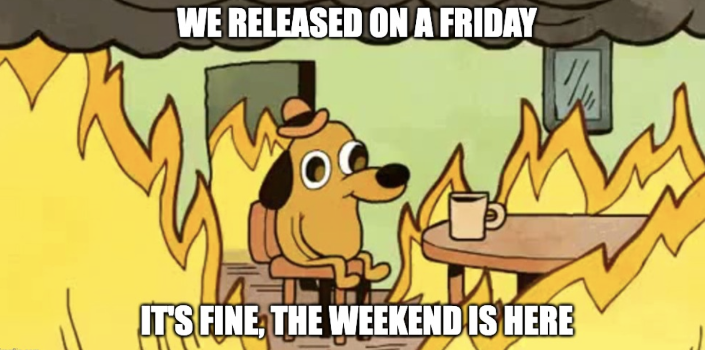 It's not on fire, but it will be fine