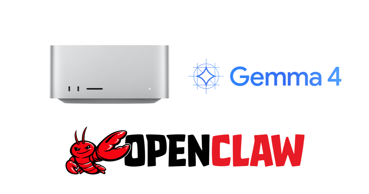 Architecture diagram showing Gemma 3 31B running natively on an M1 Mac Studio, with OpenClaw in an OrbStack container bridging to an Obsidian vault and Telegram, all connected securely via Tailscale.